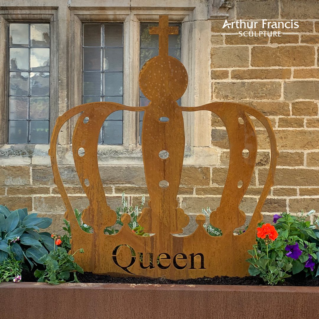Queen’s Crown Corten Sculpture