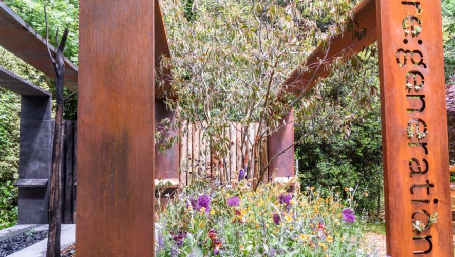 Corten Steel at The Chelsea Flower Show