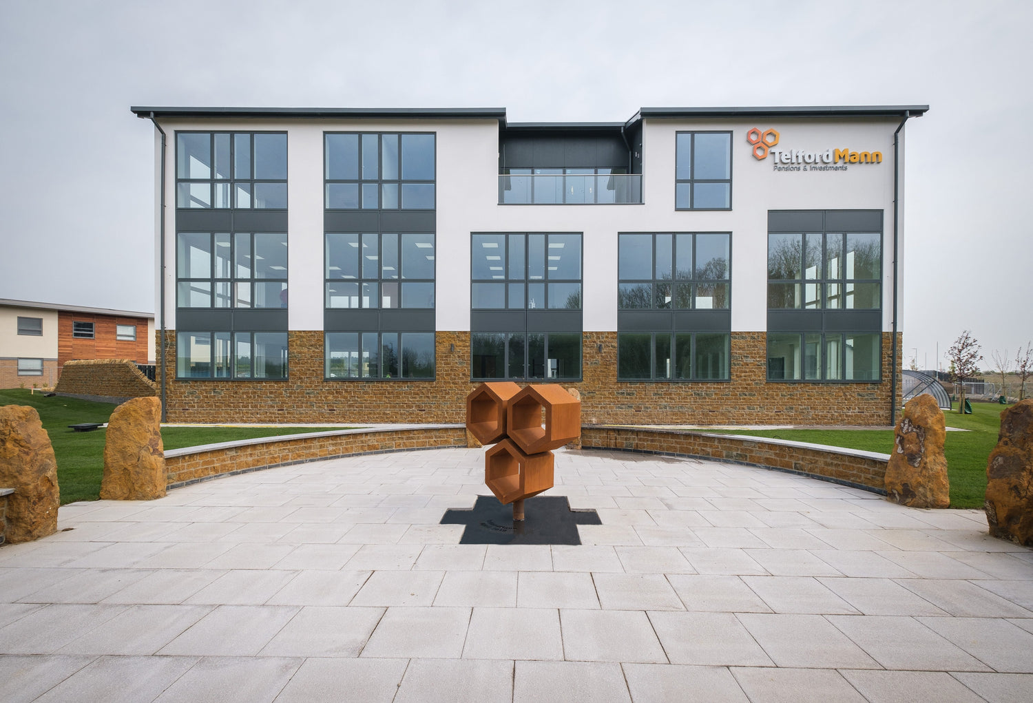 Corten Business Sculpture Commission- Telford Mann