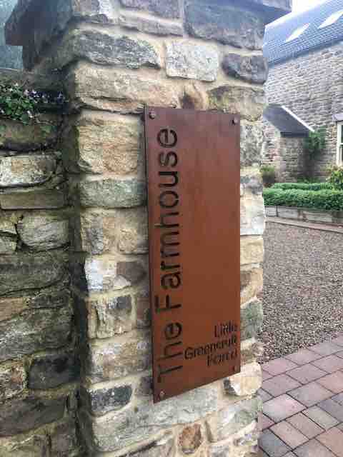 Custom Corten Steel Signage for Home or Business - Arthur Francis Sculpture