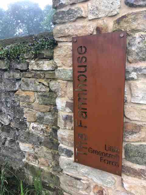 Custom Corten Steel Signage for Home or Business - Arthur Francis Sculpture