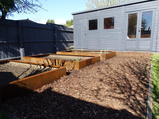 Braybrooke Corten Raised Bed Planters - Arthur Francis Sculpture
