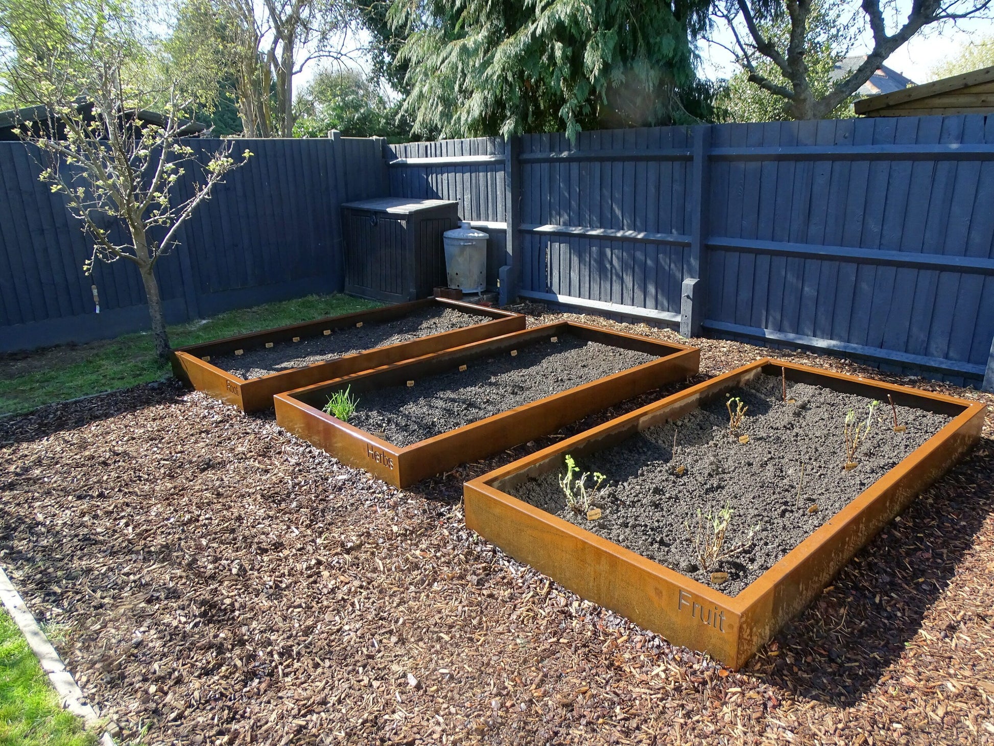 Braybrooke Corten Raised Bed Planters - Arthur Francis Sculpture