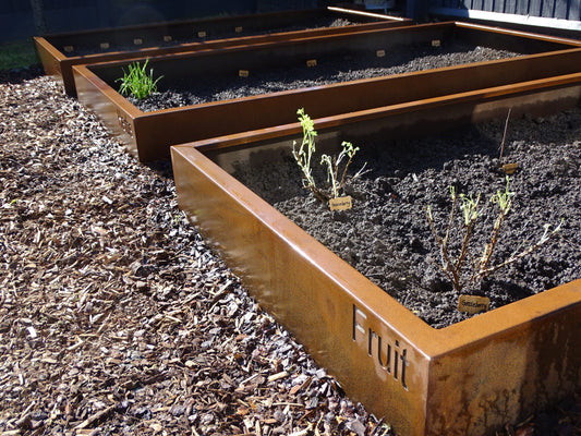 Braybrooke Corten Raised Bed Planters - Arthur Francis Sculpture