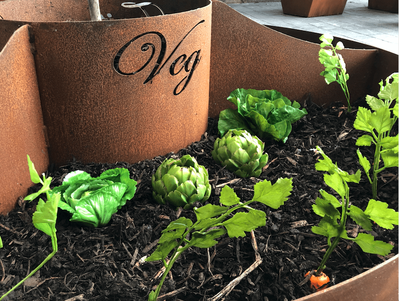 Circle of Life Corten Vegetable Planter - Arthur Francis Sculpture