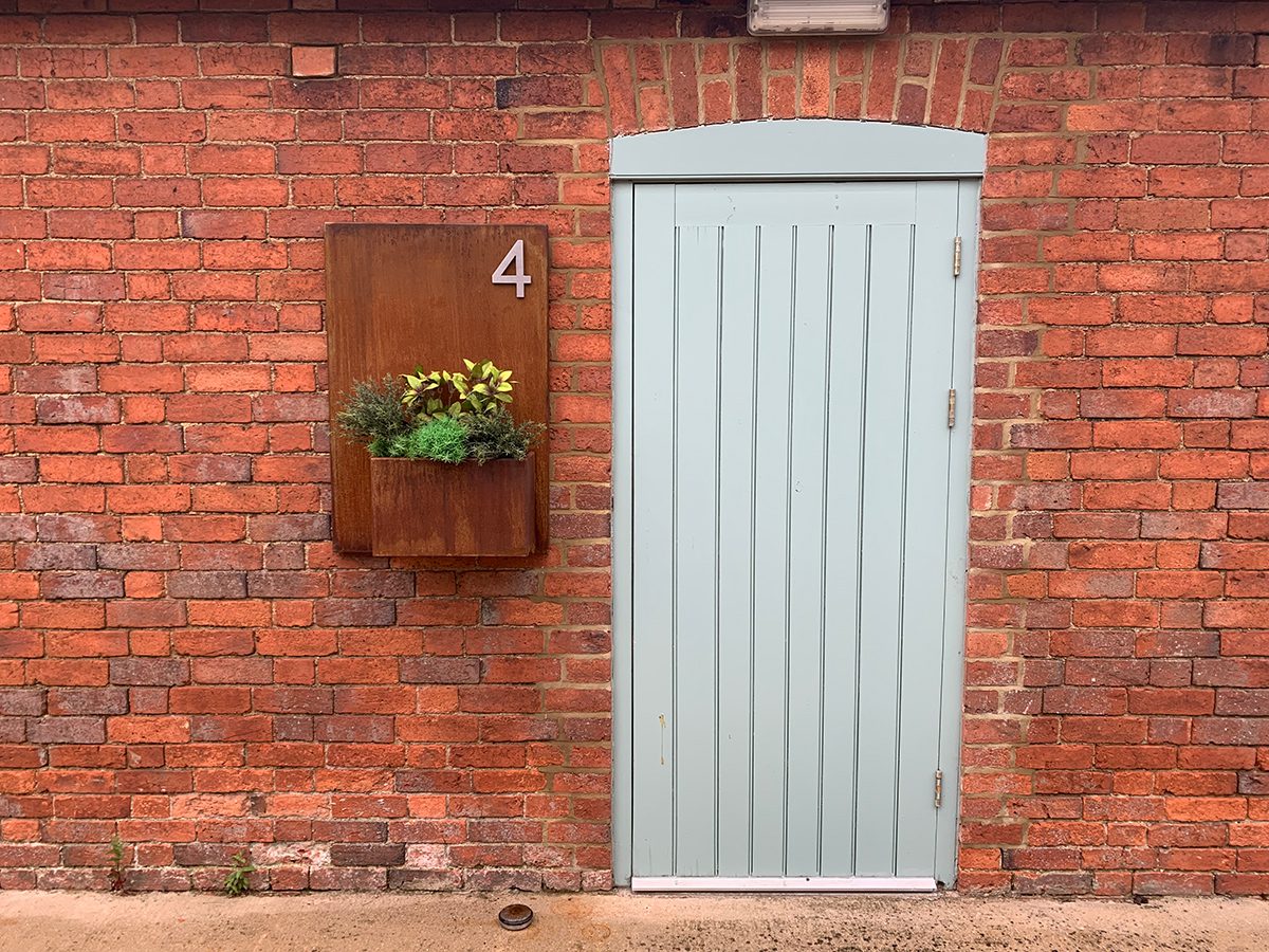 Welham Steel Wall Planters - Arthur Francis Sculpture