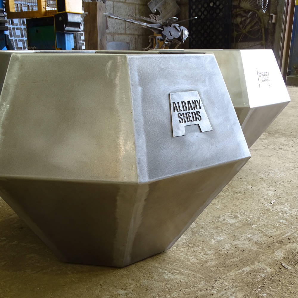 Brampton Large Hexagonal Planter - Arthur Francis Sculpture