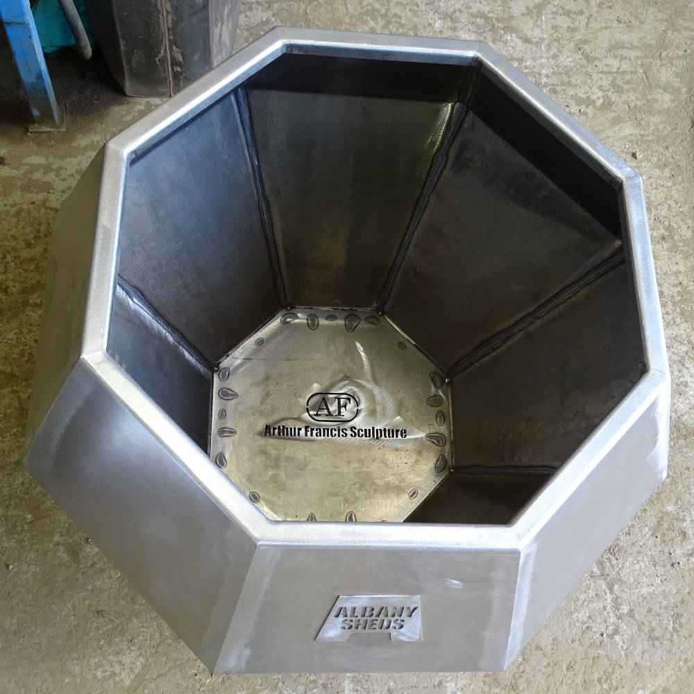 Brampton Large Hexagonal Planter - Arthur Francis Sculpture