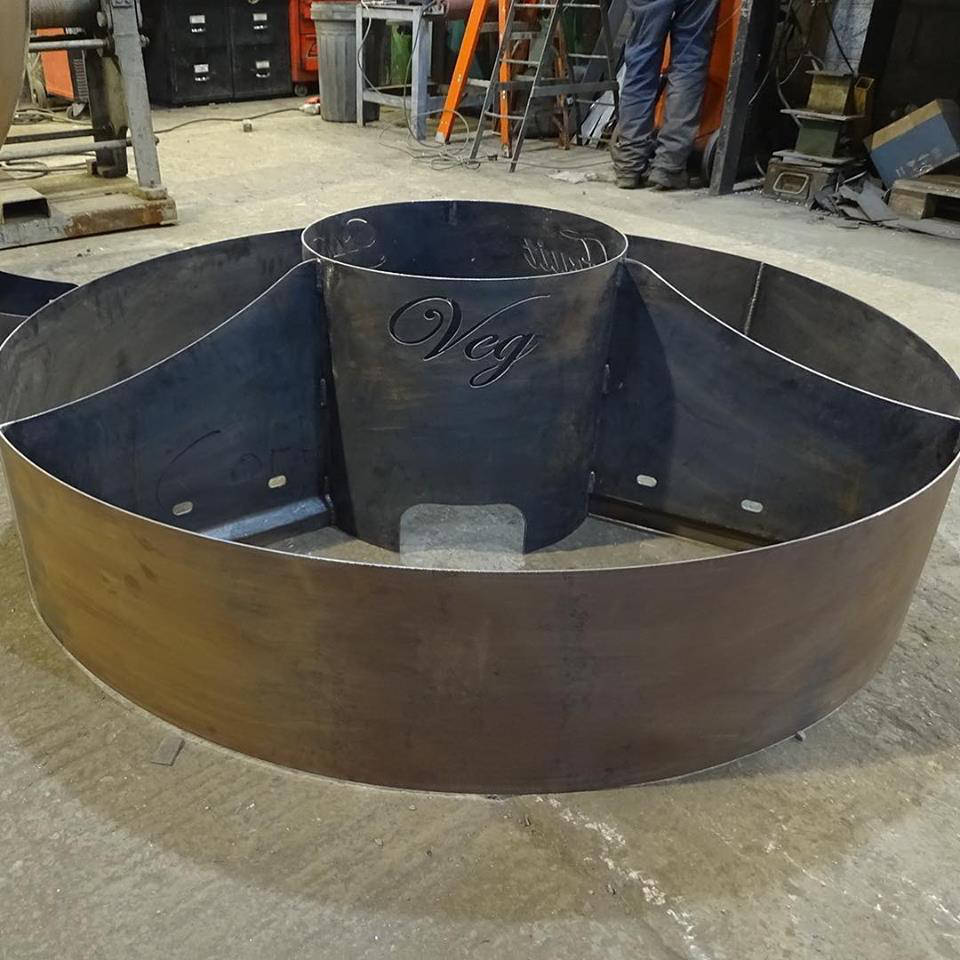 Circle of Life Corten Vegetable Planter - Arthur Francis Sculpture