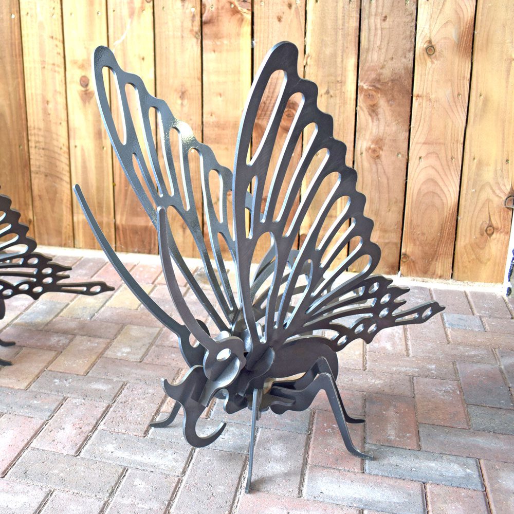 Eyebrook Free Standing Butterfly Sculpture - Arthur Francis Sculpture