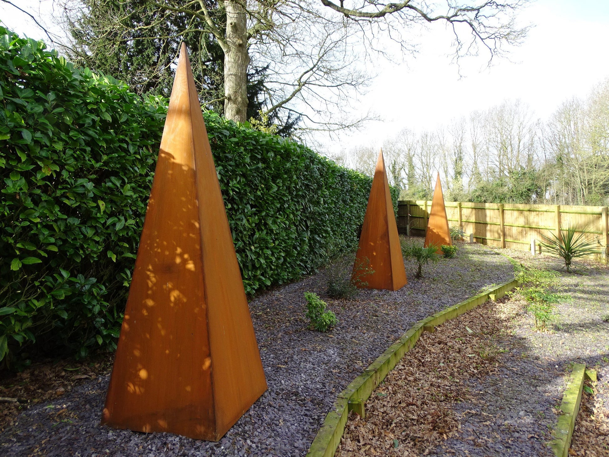 Medbourne Outdoor Obelisk Sculpture - Arthur Francis Sculpture