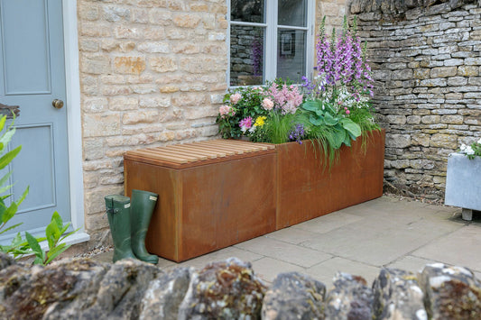 Rockingham Trough Seat - Arthur Francis Sculpture