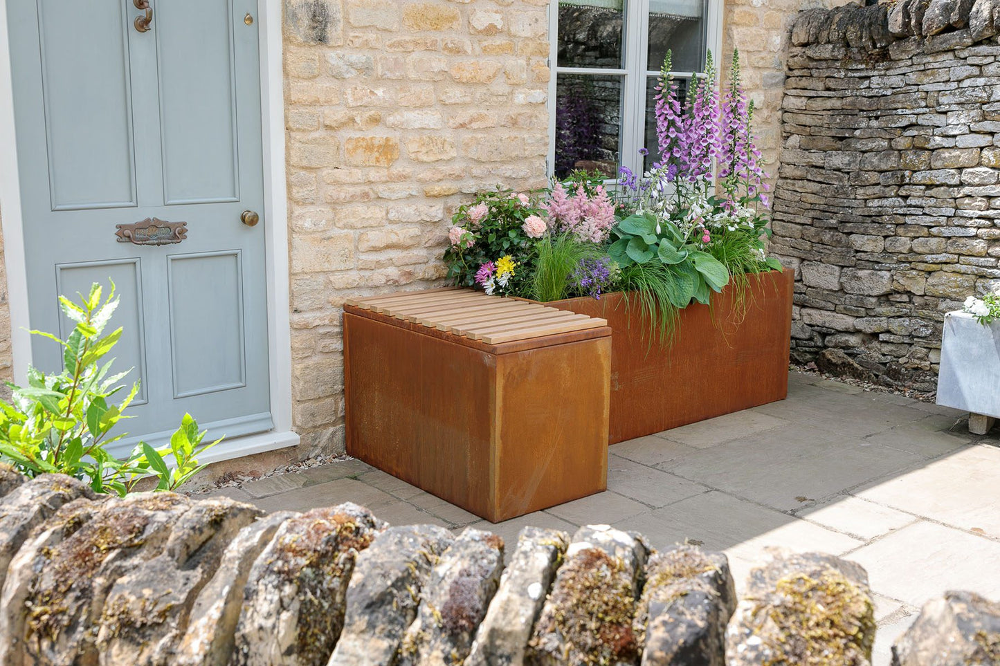 Rockingham Trough Seat - Arthur Francis Sculpture