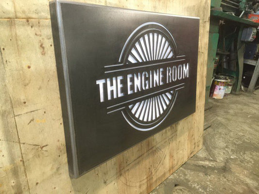 The Engine Room Cafe Sign