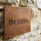 Custom Corten Steel Signage for Home or Business - Arthur Francis Sculpture