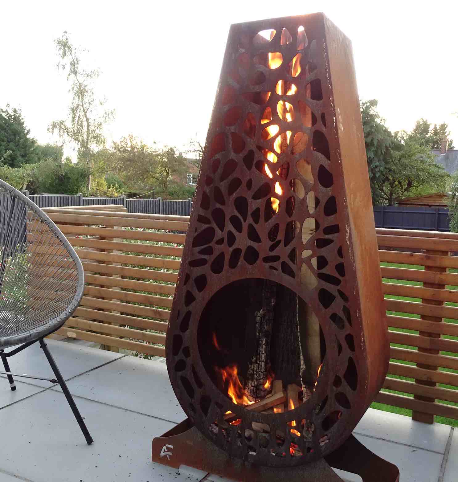 Oakham Chiminea - Arthur Francis Sculpture