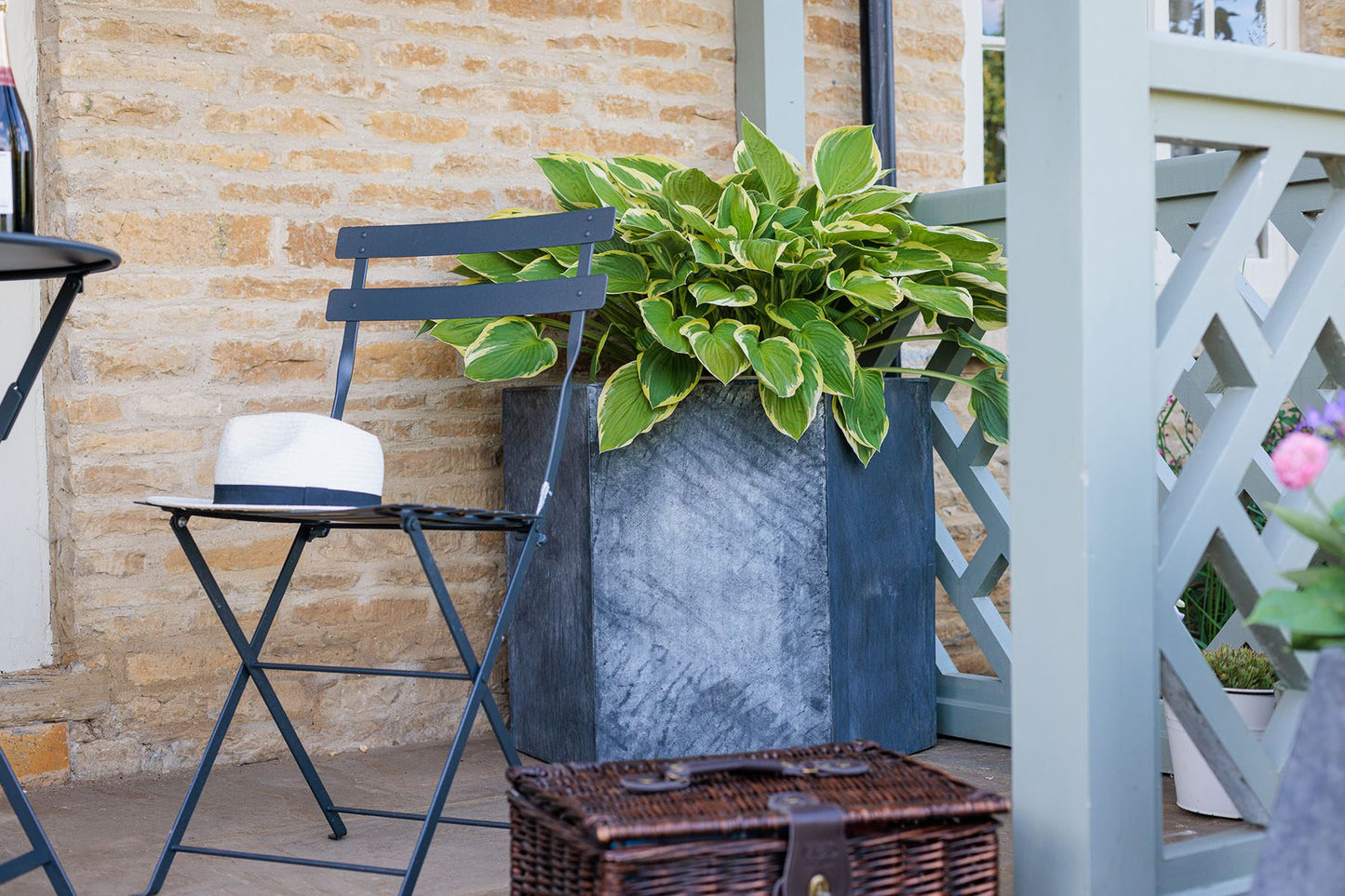 Hallaton Hexagonal Steel Planter - Arthur Francis Sculpture