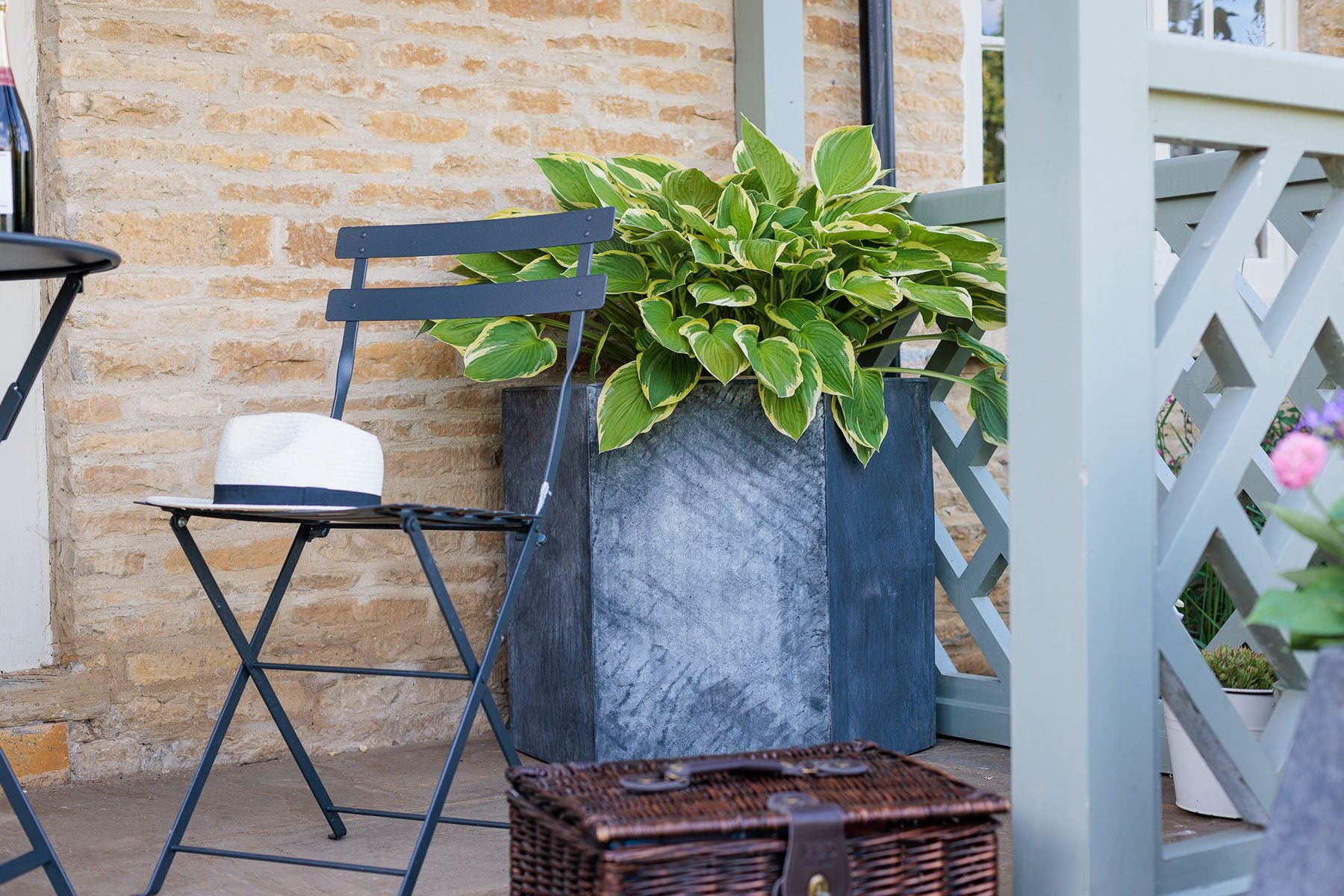 Hallaton Hexagonal Steel Planter - Arthur Francis Sculpture