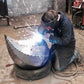 Corten Steel Teardrop Sculpture - Arthur Francis Sculpture