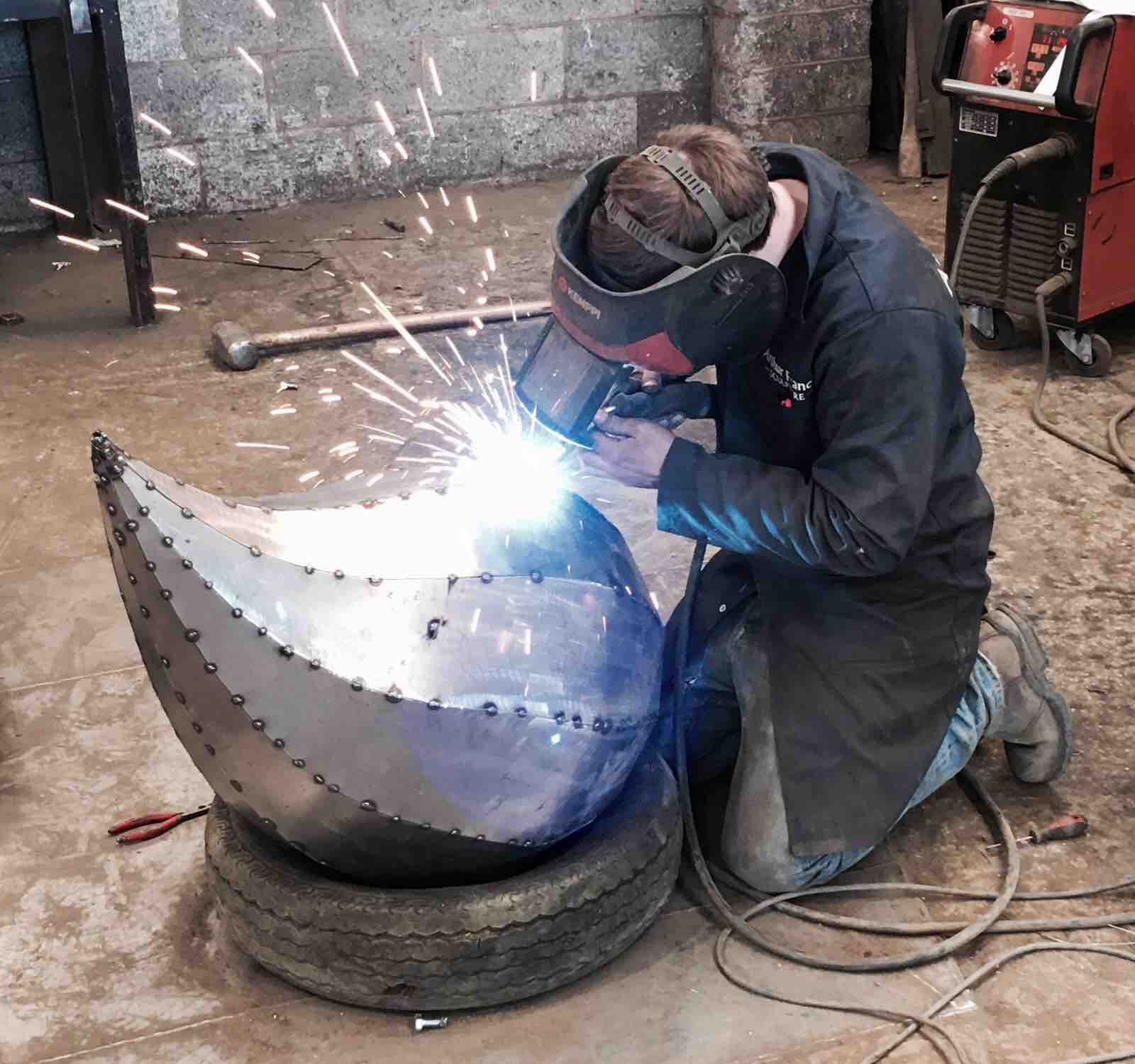 Corten Steel Teardrop Sculpture - Arthur Francis Sculpture