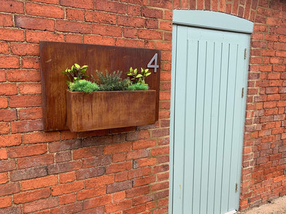 Welham Steel Wall Planters - Arthur Francis Sculpture
