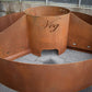 Circle of Life Corten Vegetable Planter - Arthur Francis Sculpture