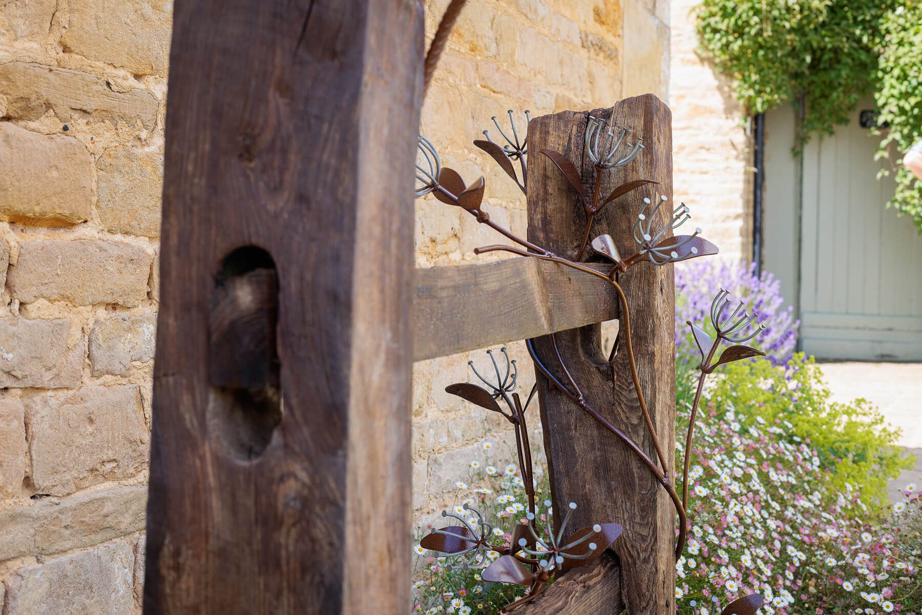 Farndon Nail Fence - Arthur Francis Sculpture