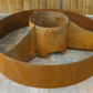 Circle of Life Corten Vegetable Planter - Arthur Francis Sculpture