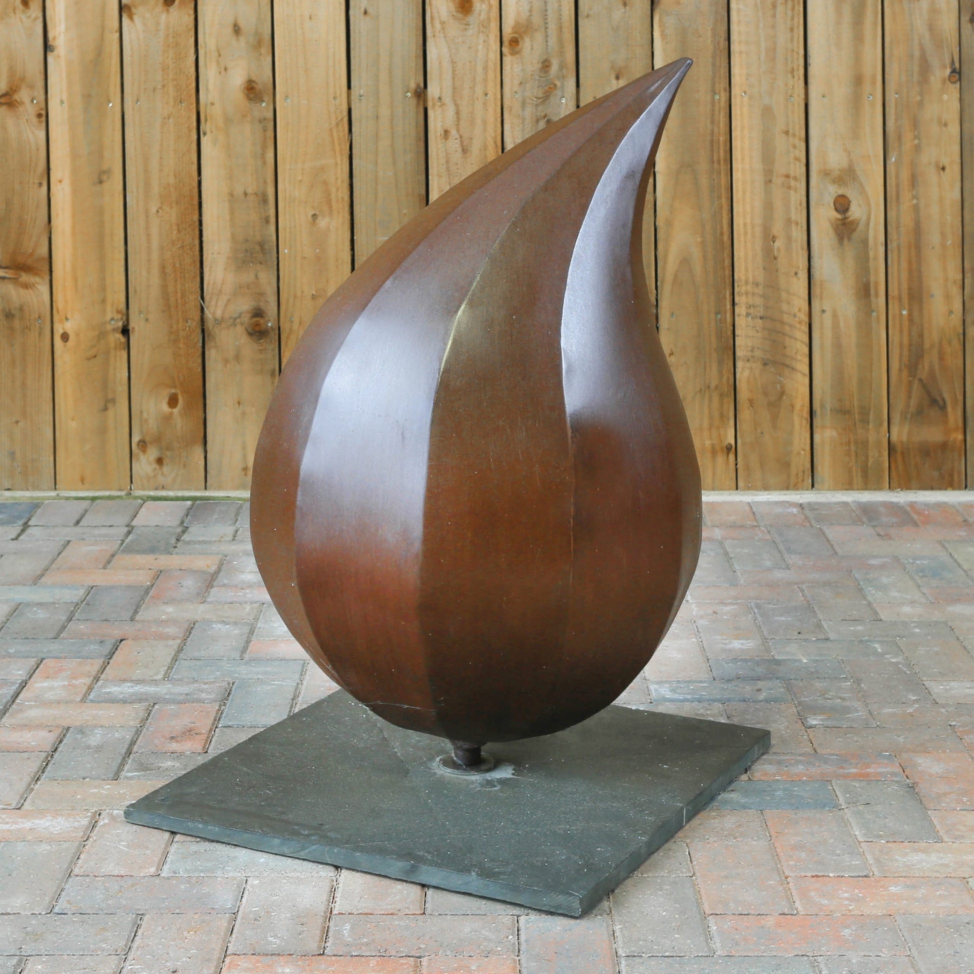 Corten Steel Teardrop Sculpture - Arthur Francis Sculpture