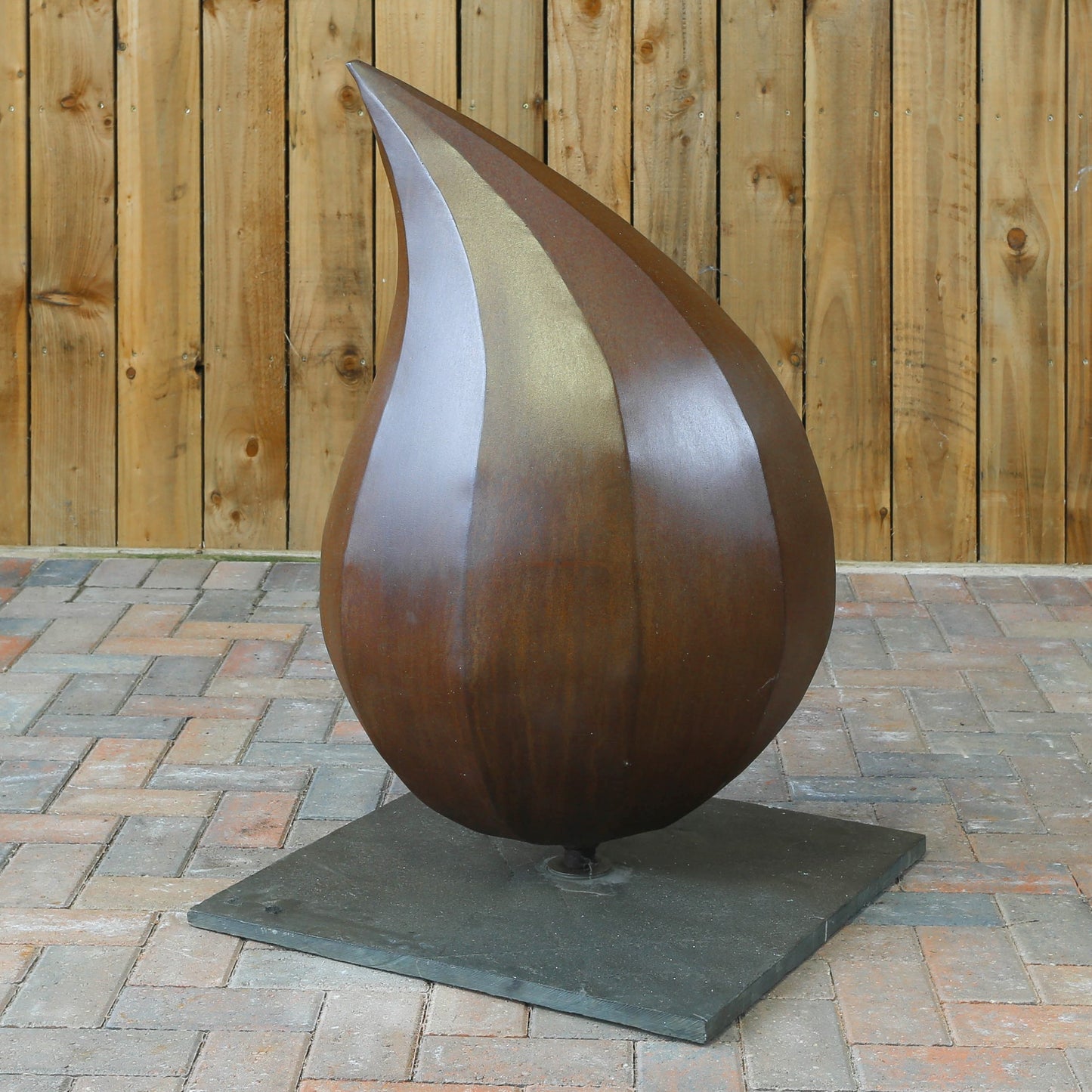 Corten Steel Teardrop Sculpture - Arthur Francis Sculpture