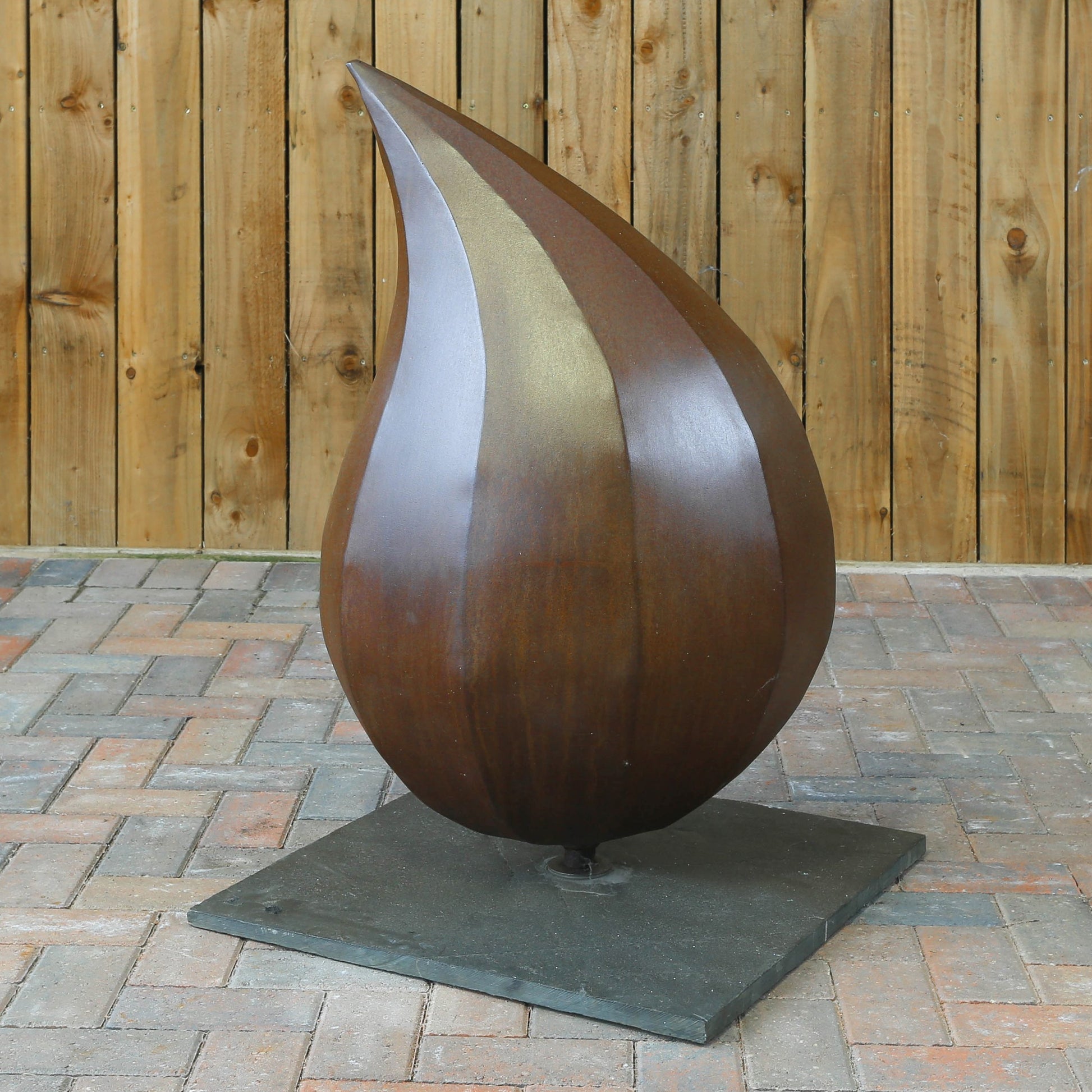 Corten Steel Teardrop Sculpture - Arthur Francis Sculpture