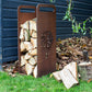 Oakham Log Stand - Arthur Francis Sculpture