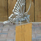 Oak Plinth Butterfly - Arthur Francis Sculpture